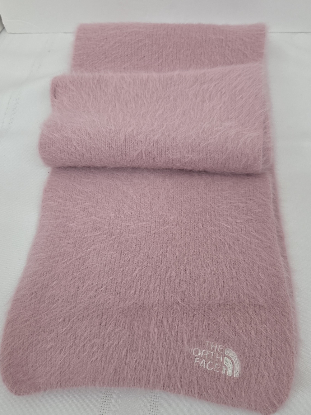The North Face Angora Dusty Rose Pink  Scarf 8"x58" Soft Cozy